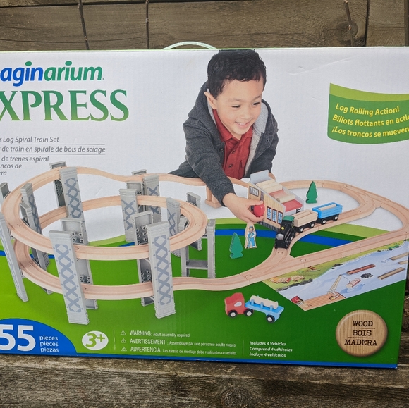 Imaginarium Express 55 Piece Wooden 